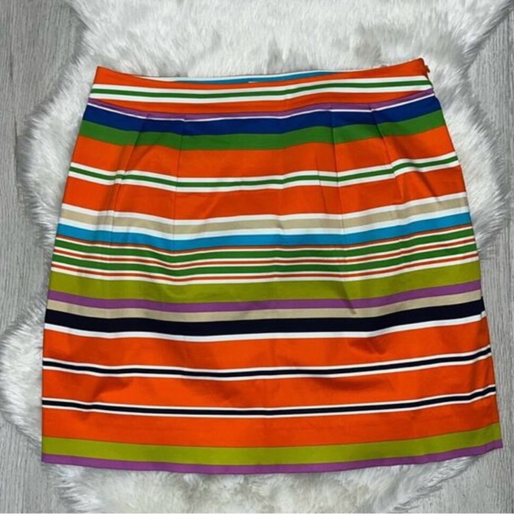 Kate Spade multi colored preppy Mini Skirt Resort Wear- size 12 NWOT
